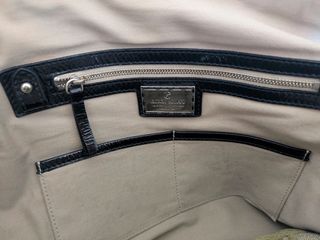 Borsa Armani Pelle Serpente Marrone Nera