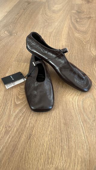 Zapatos planos Massimo Dutti Marrón No 38 Nuevos