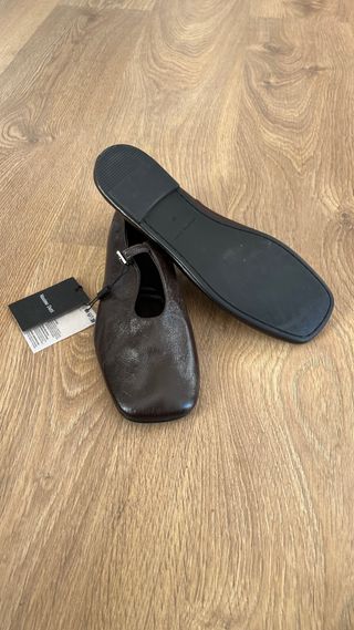 Zapatos planos Massimo Dutti Marrón No 38 Nuevos