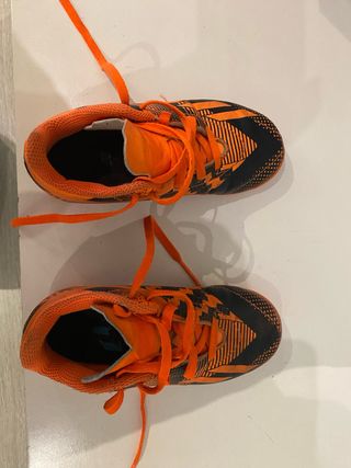Zapatillas fútbol Adidas Naranja/Negro