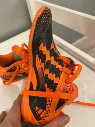 Zapatillas fútbol Adidas Naranja/Negro