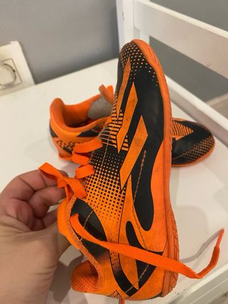 Zapatillas fútbol Adidas Naranja/Negro