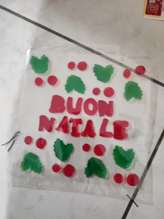 Adesivi natalizi per decorazioni