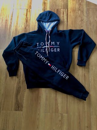 conjunto tommy hilfiger hombre azul marino talla m