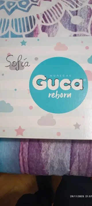 Guca. Muñeca Reborn Sofía 46 cm