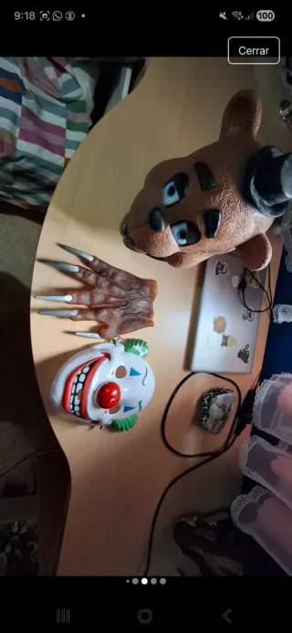 Máscaras de Oso y Payaso