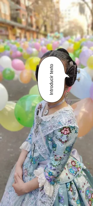 Traje de Fallera Niña 6-9 años