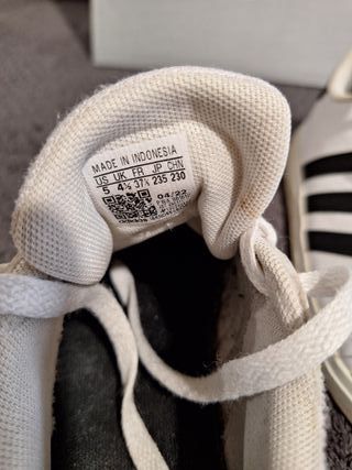 Zapatillas Adidas Mujer Talla 37.5 Blancas