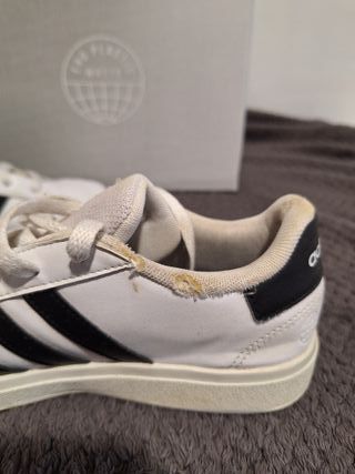 Zapatillas Adidas Mujer Talla 37.5 Blancas