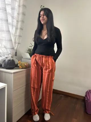 Pantaloni vintage a righe