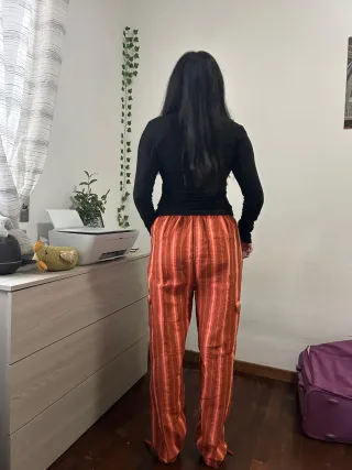 Pantaloni vintage a righe