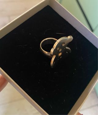 Anillo Tous Oso Acero y Oro