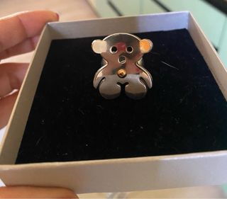 Anillo Tous Oso Acero y Oro