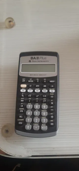 Calculadora Texas Instruments BA II Plus