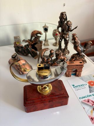 Lote mecheros decorativos vintage - No probados