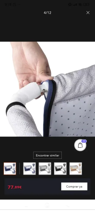 2 Cunas de colecho para bebé con colchón