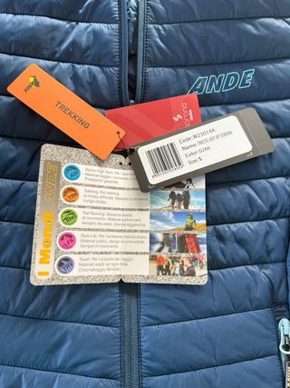 Chaqueta Ande Trieste Mujer Azul talla S,Nuevo