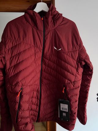 Chaqueta Salewa Brenta RDS Down Hombre Roja