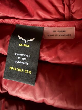 Chaqueta Salewa Brenta RDS Down Hombre Roja