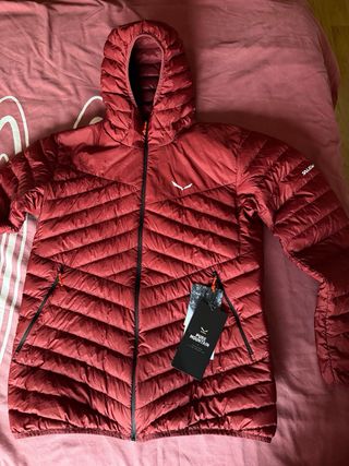 Chaqueta Salewa Brenta RDS Down Hombre Roja