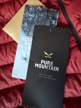 Chaqueta Salewa Brenta RDS Down Hombre Roja