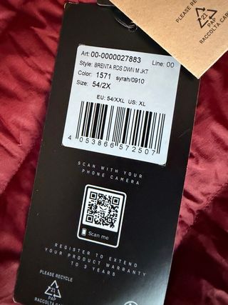 Chaqueta Salewa Brenta RDS Down Hombre Roja