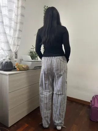 Pantaloni vintage a righe