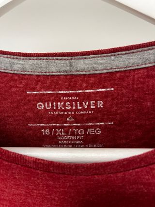 Camiseta Quiksilver Rayas Talla XL. A partir de 16