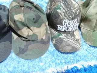 Lote 4 Gorras Camuflaje