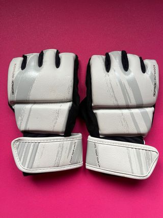 Guantes MMA NKL Negro y Plateado