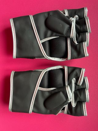 Guantes MMA NKL Negro y Plateado