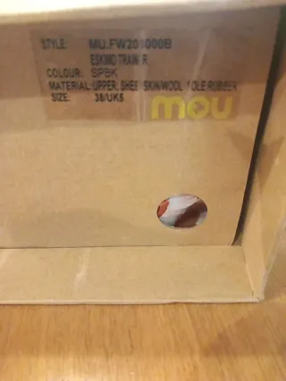 Botas Mou Negras Talla 38