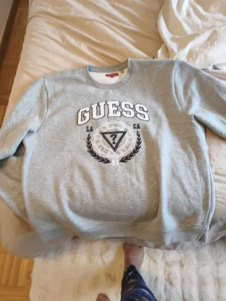 Sudadera Guess Hombre Gris