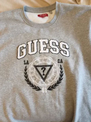 Sudadera Guess Hombre Gris