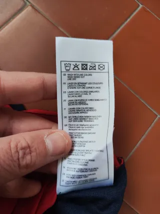 Fila Polo Enzo Heritage Taglia L uomo blu rosso