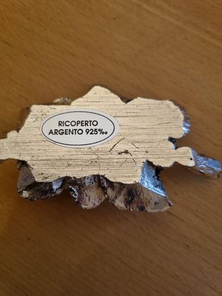 Fermacarte/fermasoldi in argento
