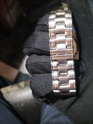 Reloj Orient Cronógrafo Hombre Negro/Plata