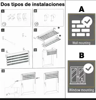 2 unità Tenda Rullo Giorno e Notte Bianca