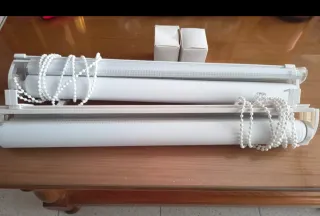 2 unità Tenda Rullo Giorno e Notte Bianca