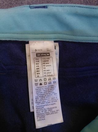 Pantalón de esquí infantil Quechua