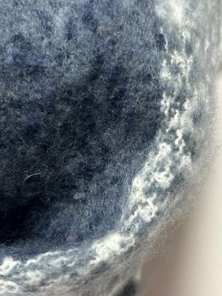 Bufanda a cuadros con flecos