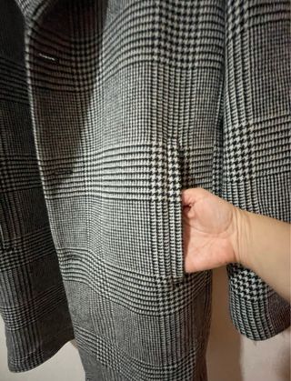 Abrigo Mango Clásico Vintage Gris