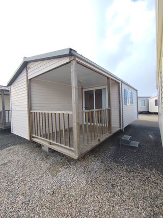 Moobil Home con porche modelo mediterranea