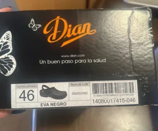 Zapatos de trabajo Dian negros