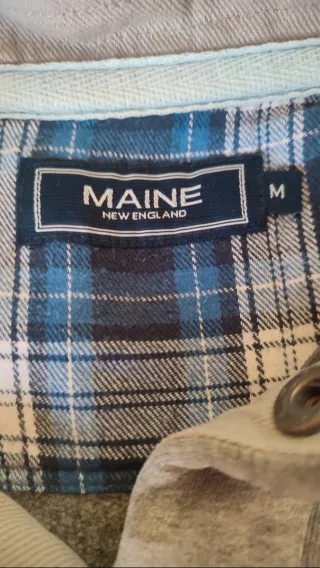 Sudadera MAINE cuello alto gris Talla M