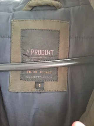 Parka Verde con Capucha y Pelo S