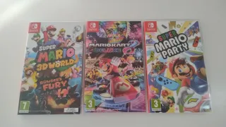 Pack 3 Juegos Mario Switch