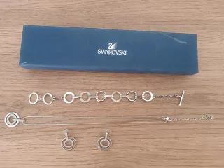 Conjunto Swarovski Oro blanco