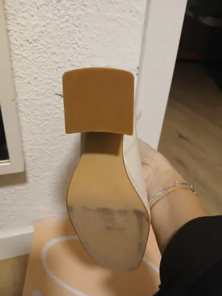 Botines Beige Tacón Plataforma