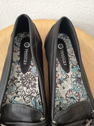 Zapatos planos Vesica negros talla 39